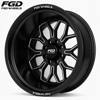 Jantes forgées chromées polies sur mesure de 22, 24, 26 et 28 pouces, 10*285.75, en alliage forgé pour Chevrolet Silverado 3500HD