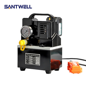 Cordless Rechargeable Lithium <b>Battery</b> Electric Hydraulic <b>Pump</b> 70MPa Portable Hydraulic Power Unit With Remote Control Switch - Product Image 2