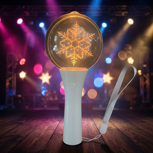 Bâton de cheering rotatif en acrylique multicolore personnalisé pour concerts, cadeaux commémoratifs et articles promotionnels - Product Image 1