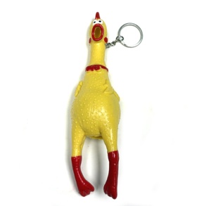 Jouets amusants et farces à thème <span class=keywords><strong>de</strong></span> Pâques, poulet gonflable écologique qui pond des œufs, en matériau TPR souple, sans limite d'âge - Product Image 2