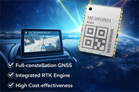 Module GPS MinewSemi ME3RGR01 L1+L5 GLONASS BeiDou GALILEO QZSS, récepteur RTK haute précision 1 cm, LCC-24pin UART 3.3V GNSS 192/200