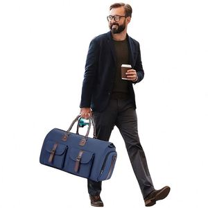 BSCI Factory Convertible Weekender Bag Suit <b>Garment</b> <b>Cover</b> for Shirts Dresses Coats Cloth Custom <b>Garment</b> Bags Custom Logo - Product Image 6