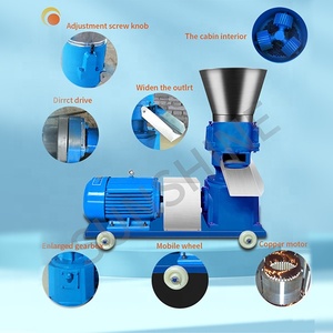 Hướng dẫn sử dụng dễ dàng hoạt động thức ăn pelletizing Sản xuất nhà sử dụng động vật PELLET Máy thức ăn - Product Image 2