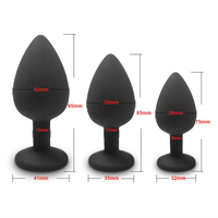 S/M/L Silicone godemichet Anal vibrateur Anal Massage de la Prostate et entraîneur pour Couples adultes jouets sexuels érotiques pour femmes hommes Gay