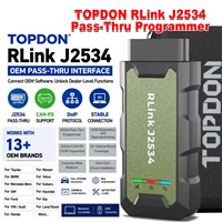 Topdon Rlink J2534 Pass-Thru VCI, outil de reprogrammation et de diagnostic OEM, prend en charge J2534 D-PDU CAN-FD DoIP