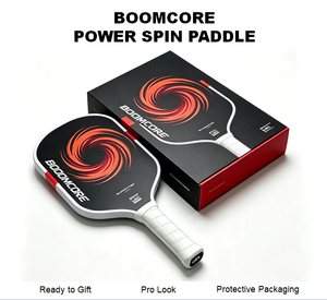 ไม้พายพิคเคิลบอล BOOMCORE GEN5 Power Spin แกนโฟม EPP ยาวขึ้น จุดสัมผัสที่ดี จับถนัดมือ เหมาะสำหรับผู้ใหญ่ ระดับมืออาชีพ สำหรับการแข่งขันและการฝึกซ้อม - Product Image 5