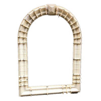 Moule en plastique ABS pour la décoration murale, moule de fenêtre, moule en plastique pour cadre de fenêtre en ciment