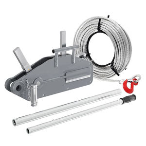 Fune metallica Treuille tirper paranco manuale argano tirato a mano 0.8T 1.6 3.2 T 5.4 Ton tiratore cavo macchina estrattore - Product Image 1