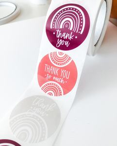 Logotipo de diseño personalizado, pegatinas de agradecimiento para pequeños negocios - Product Image 5