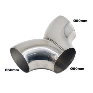 Raccord en T de 50 mm pour le réglage des systèmes d'échappement afin d'améliorer les performances du véhicule - Product Image 1