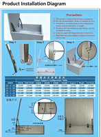 Ressort à gaz robuste pour tatami; tige de support à arrêt libre; ressort à gaz pour lit avec porte relevable; tige hydraulique de support amortie