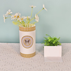 Vases décoratifs vintage en céramique pour l'entrée de la maison, cadeaux de pendaison de crémaillère pour restaurant - Product Image 6