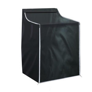 Funda para lavadora de tela Oxford plateada 210D, impermeable, a prueba de sol y polvo, para lavadora automática de carga frontal independiente - Product Image 2
