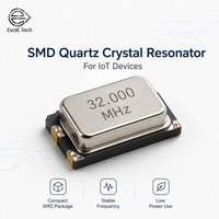Résonateur à cristal de quartz SMD 24 MHz 20 pF 30 ppm, faible consommation, haute stabilité, qualité industrielle, plage de température -40~+85 pour IoT intelligent