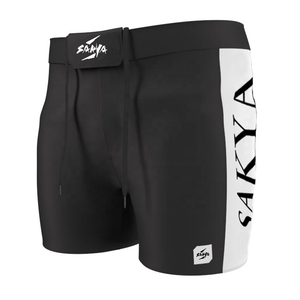 Short MMA personnalisé pour <span class=keywords><strong>femme</strong></span> pour <span class=keywords><strong>UFC</strong></span> Training Gym Fight Stretch Feature Blank Design - Product Image 2