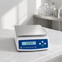 Balance électronique de précision 30 kg 1 g, balance numérique avec plateau en acier inoxydable 255*190 mm