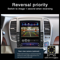 Radio mobil android layar sentuh vertikal 9,7 inci, pemutar gps, carplay nirkabel, stereo mobil otomatis, video 2 din ganda