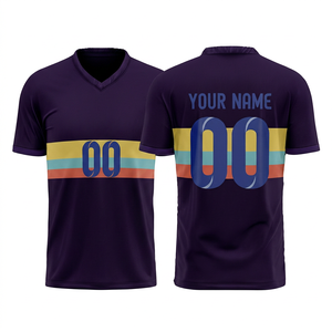 Custom Digital Printed Deep for <b>Mesh</b> <b>Short</b> Sleeve Moisture-Wicking Breathable Sports Jersey Personalized Team Name Sports - Product Image 1
