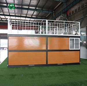Casa contenedor plegable con barandillas de escaleras, casa prefabricada móvil, edificio Modular portátil, cabina de búnker al aire libre a la venta - Product Image 3