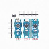 OEM & ODM Papan Mikrokontroler Aduino Nano V3.0 CH340 ATmega328/ATmega328p untuk Arduino dengan Kabel USB