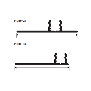 Profils de sol en aluminium naturel modernes de qualité supérieure Progress Profiles ProInsert BASE 45 et BASE 40, accessoires de revêtement de sol - Product Image 1