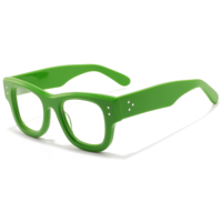 G7-6763 Monture de lunettes optiques pour hommes, design épais, haute qualité, vente en gros, assortiment