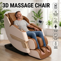 Fauteuil de massage électrique professionnel Taijixiang 2026, le plus vendu, avec rail SL, massage corporel complet, canapé de massage 3D pour la maison