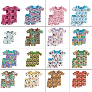 Whatnot RTS Mix design design 5% di bambù 95% organico Spandex stampa casuale personaggio bambino dormienti scatola misteriosa - Product Image 5