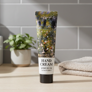 Crème pour les mains Kwailnara Europe 60g hydratante à l'acide hyaluronique, rose et mûre, édition Monet, OEM, pour peaux normales - Product Image 2