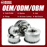 Poulie de distribution STD S2M en aluminium et acier, poulie d'entraînement synchrone, alésage et dents OEM, poulie pour imprimante 3D, poulies CNC personnalisées