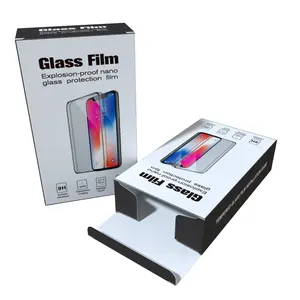 Hot Paper Box For Mobile Phone Screen Protective Film Packaging Box For Electronic Products Accessories