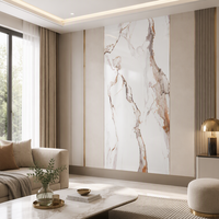 Panneau mural en PVC marbré imperméable, élégant et moderne, pour appartement, salle de sport, maison, espaces commerciaux