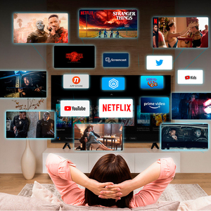 Écran de télévision 4K de 65 pouces, cadre ultra fin, DLED <span class=keywords><strong>QLED</strong></span> 4K UHD, Smart TV pour jeux, rétroéclairage <span class=keywords><strong>Mini</strong></span> <span class=keywords><strong>LED</strong></span>, haute luminosité pour home cinéma - Product Image 2