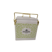 Logo promotionnel personnalisé imprimé métal glacière bar refroidisseur seau à glace pour bar camping extérieur