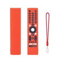 Housse de protection en silicone pour télécommande vocale sans fil 4K TV Home Hotel, compatible avec la télécommande JVC RM-c3295