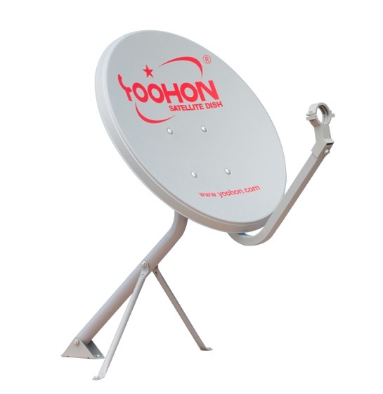 Factory Parabolic Satellite Dish Antenna TV Ku Band Steel 45cm Outdoor