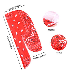 Nouveau Bandana <span class=keywords><strong>Durag</strong></span> pour Hommes en Polyester Spandex Haute Élasticité, Motif Crâne, pour l'extérieur, Haute Qualité, Populaire, Vente en Gros, Collection 2025 - Product Image 4