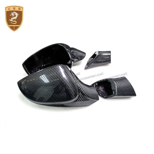 Cubierta de espejo retrovisor lateral izquierdo para Ferrari 488, cubiertas universales de fibra de carbono - Product Image 3