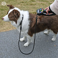 Collar de entrenamiento para perros con detección de tensión automática remota y correa para perros impermeable IP67 Collar de choque para perros con modo Manual/automático