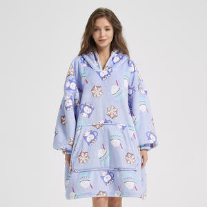 High Quality Soft Warm Polyester Flannel Fleece <strong>snuggie</strong> <strong>Blanket</strong> for Winter Warm Tv <strong>snuggie</strong> Travel <strong>Blanket</strong> - Product Image 3