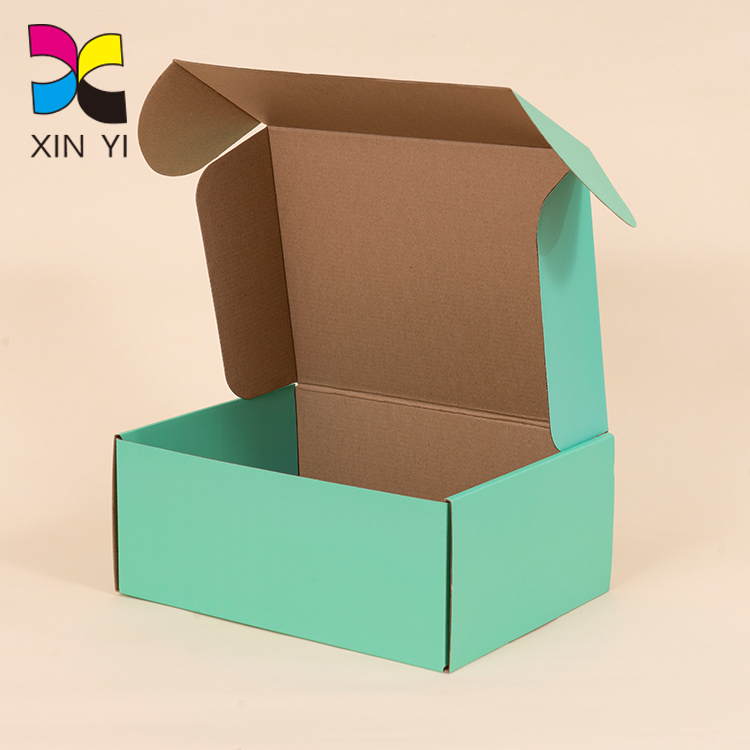 Factory custom logo paper box manufacturer shipping paper box custom logo attractive