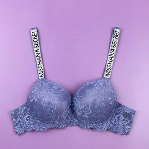 ชุดชั้นในลูกไม้เซ็กซี่แบบมีเส้นขอบขอบประดับพลอยเทียมบางแข็งชุดชั้นในสตรีแบบถักสไตล์รัสเซียตะวันออกกลาง - Product Image 3