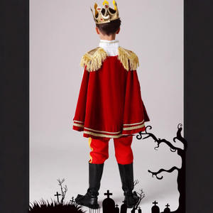 Costume d'Halloween pour enfants Prince Roi Pirate <span class=keywords><strong>Cosplay</strong></span> Ensemble de déguisement pour garçon Polyester - Product Image 3