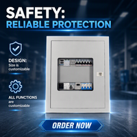 Armoire de distribution basse tension en acier inoxydable avec disjoncteur et panneau électrique pour le contrôle de fréquence, idéale pour la construction