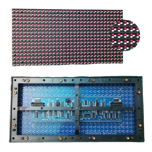 RGB DIP P10 LED MODULE OUTDOOR FRONT SERVICE 8500CD BRIGHTNESS LED DISPLAY DIP P16