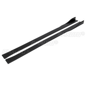 Extensiones de faldones laterales universales de 2.2m en negro mate para BMW F10/F11 520i F32 F30 F80 E92 X5, divisores de parachoques laterales tipo alerón - Product Image 3