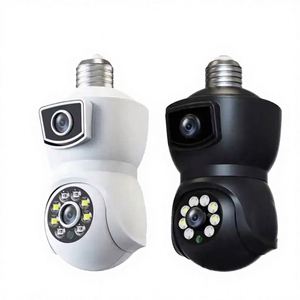 Nueva Cámara de Seguridad IP con Doble Lente CMOS 1080P <span class=keywords><strong>V380</strong></span> PRO E9 WiFi, Tarjeta de Memoria, Bombilla LED, PTZ, Seguimiento Automático - Product Image 6