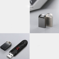 Flash Drive Usb Mini Logam, Pena Drive 2.0/3.0 8Gb 16Gb 32Gb 64Gb Sampel Gratis