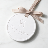 Diffuseur d'arômes suspendu personnalisé Finru, en céramique, en forme de fleur, parfum d'intérieur longue durée, désodorisant pour armoire, huile essentielle