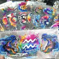 Venta Directa al por Mayor, Adhesivos para Vasos con Diseño Atractivo, Resistentes al Agua, Transferibles con Calor, Aptos para Vasos de 20 oz